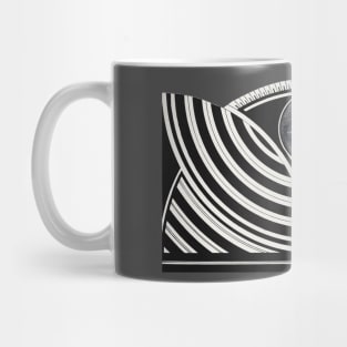 Vintage All Seeing Eye Flower Mug